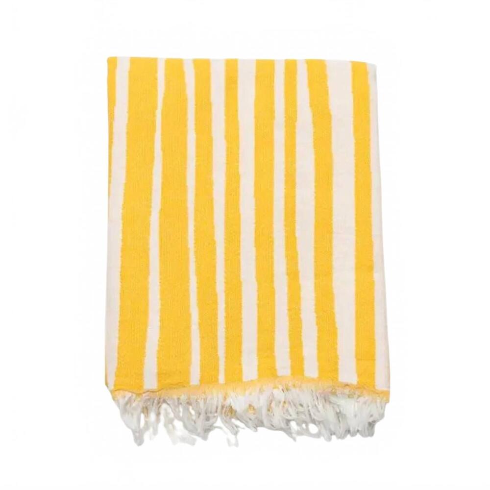 NEW OLIVE & LOOM monte carlo turkish towel in tuscan sun